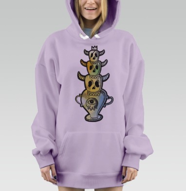 Кубок победителя, Hoodie Mjhigh Dig Mel, Fiolet, утепленная