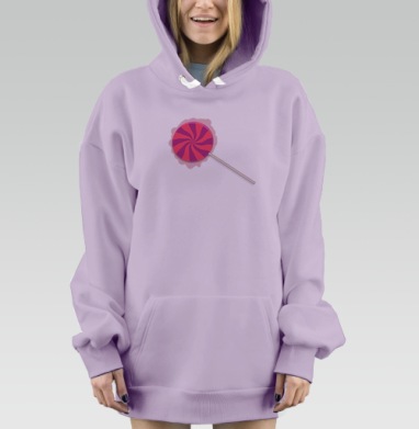 Леденец, Hoodie Mjhigh Dig Mel, Fiolet, утепленная
