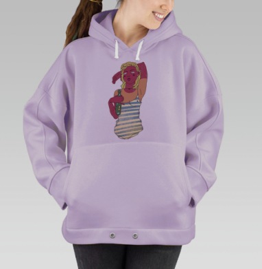 Лето, Hoodie Oversize Fiolet