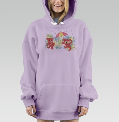 Мелки, Hoodie Mjhigh Dig Mel, Fiolet, утепленная