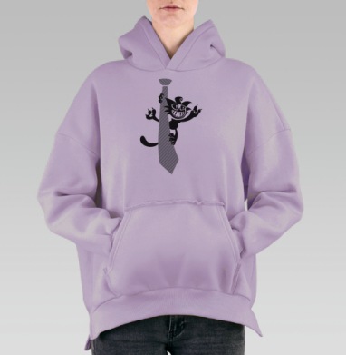 Murzon / Мурзон, Hoodie Oversize Fiolet, утепленная