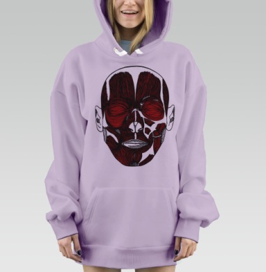 Мышцы, Hoodie Mjhigh Dig Mel, Fiolet, утепленная