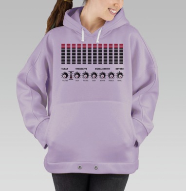 Настройки звукового усилителя гитары экстремальный максимум, Hoodie Oversize Fiolet