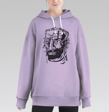 Николай, Hoodie Long Oversize Fiolet