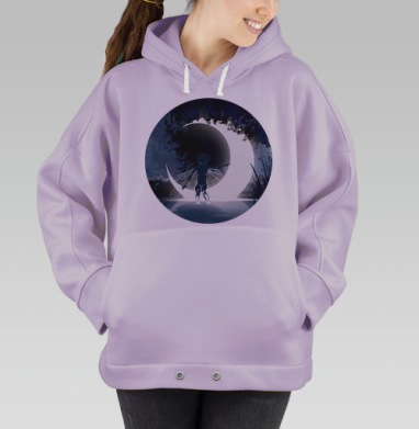 Ночная фея, Hoodie Oversize Fiolet