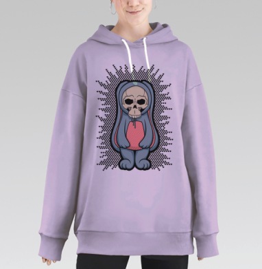Няшечка, Hoodie Long Oversize Fiolet