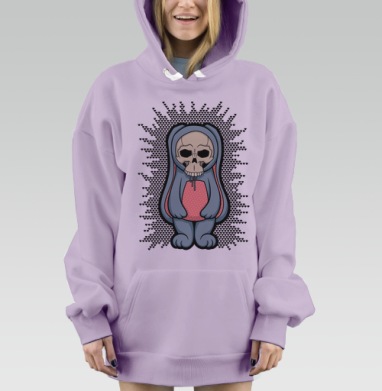 Няшечка, Hoodie Mjhigh Dig Mel, Fiolet, утепленная