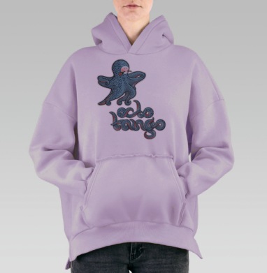 OCTOTANGO / Октотанго, Hoodie Oversize Fiolet, утепленная