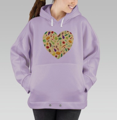 Овощатки, Hoodie Oversize Fiolet