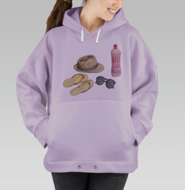 Пляжные нужности, Hoodie Oversize Fiolet