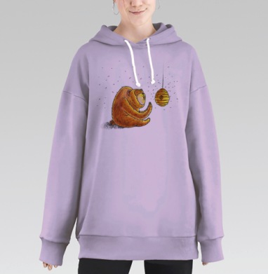 По хорошему, Hoodie Long Oversize Fiolet