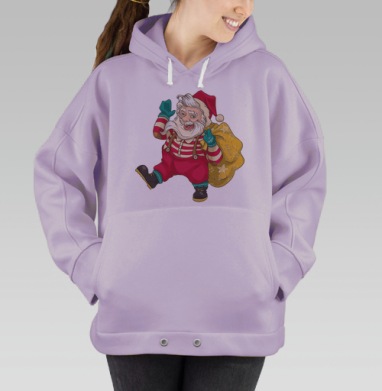 Праздник к нам приходит, Hoodie Oversize Fiolet