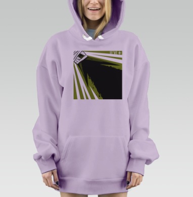 Птичья Больница, Hoodie Mjhigh Dig Mel, Fiolet, утепленная