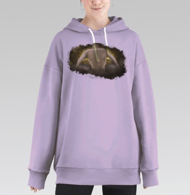 Путь к себе, Hoodie Long Oversize Fiolet