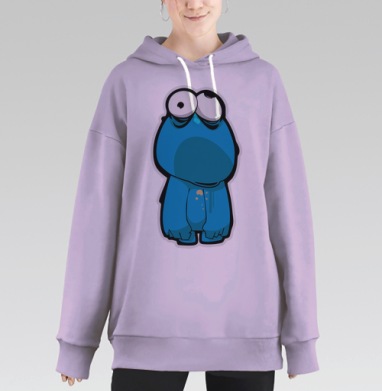 Самоделка, Hoodie Long Oversize Fiolet