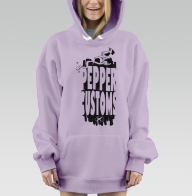 Самоделка, Hoodie Mjhigh Dig Mel, Fiolet, утепленная