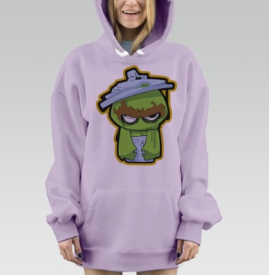 Самоделка, Hoodie Mjhigh Dig Mel, Fiolet, утепленная