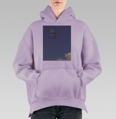 Самоделка, Hoodie Oversize Fiolet, утепленная