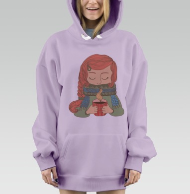 Согревающие вещи, Hoodie Mjhigh Dig Mel, Fiolet, утепленная