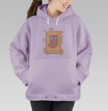 Совушка, Hoodie Oversize Fiolet