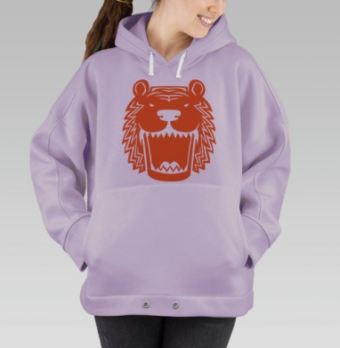 Тигр, Hoodie Oversize Fiolet