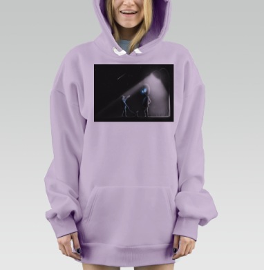 Уфаню!, Hoodie Mjhigh Dig Mel, Fiolet, утепленная