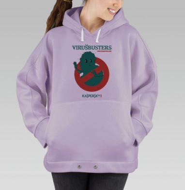 virusbusters / Охотники за вирусами, Hoodie Oversize Fiolet