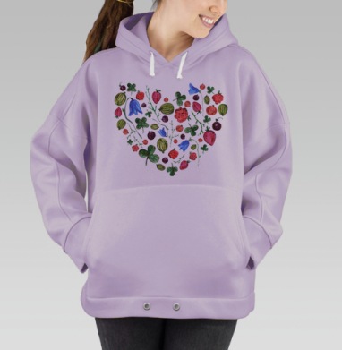 Ягодки, Hoodie Oversize Fiolet
