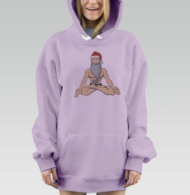 Yogin Santa / Йогин Санта, Hoodie Mjhigh Dig Mel, Fiolet, утепленная