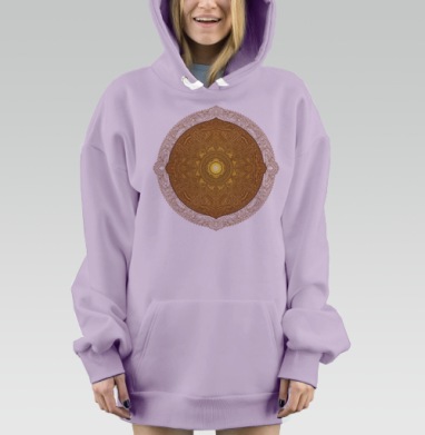 Золотое сияние, Hoodie Mjhigh Dig Mel, Fiolet, утепленная