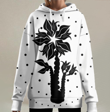 Аромат., Hoodie Long Oversize 3D