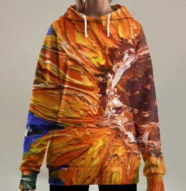 Арт лл, Hoodie Long Oversize 3D