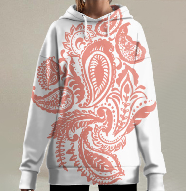 Индийские огурцы, Hoodie Long Oversize 3D