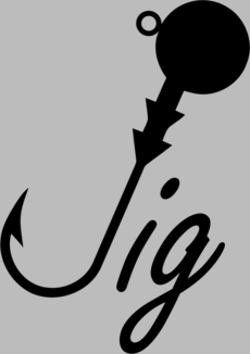 Черный наклейка Jig – рыболовная приманка на авто - Купить футболки победителей, Новинки, страница 63 